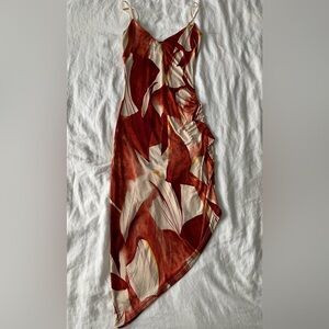 Windsor Red and Cream Floral Dress